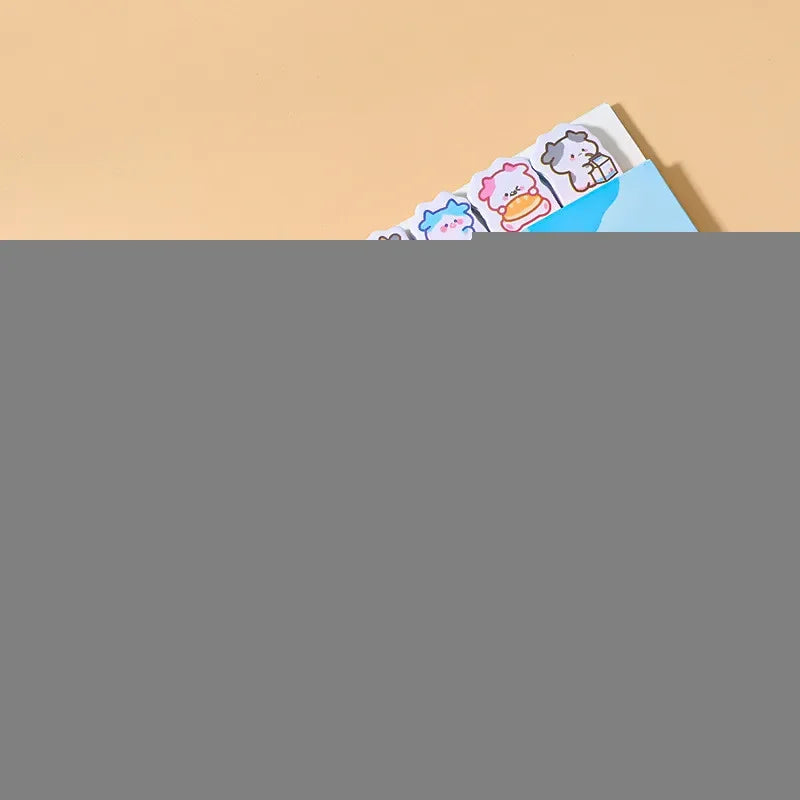 Creative Cute Cartoon Animal Index Stickers Stationery Notebook High Appearance Convenience Stickers Student Supplies Taj Home Store