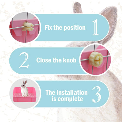 Corner Rabbit Litter Box Durable Toilet Trainer for Ferret Hamster Guinea Pig Small Animal Pet Supplies Animal Potty Taj Home Store