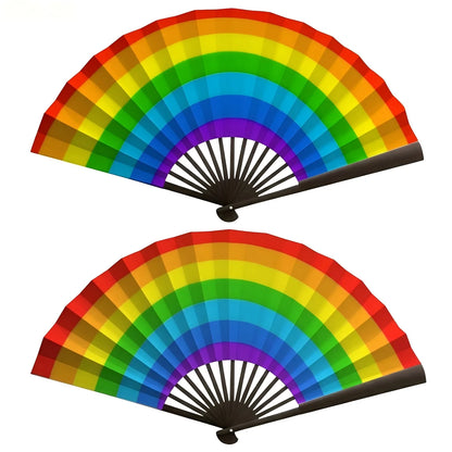 custom Large Portable Folding Clacking Fans For Line Dancing - Boots On The Ground Hand Fan For Raves &amp; Decorations Taj Home Store