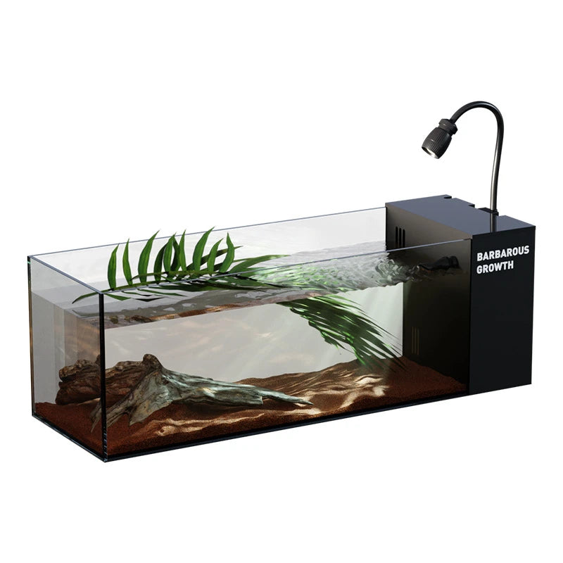 Rectangular 220V aquarium made of eco-friendly acrylic and glass, suitable for aquatic use Taj Home Store