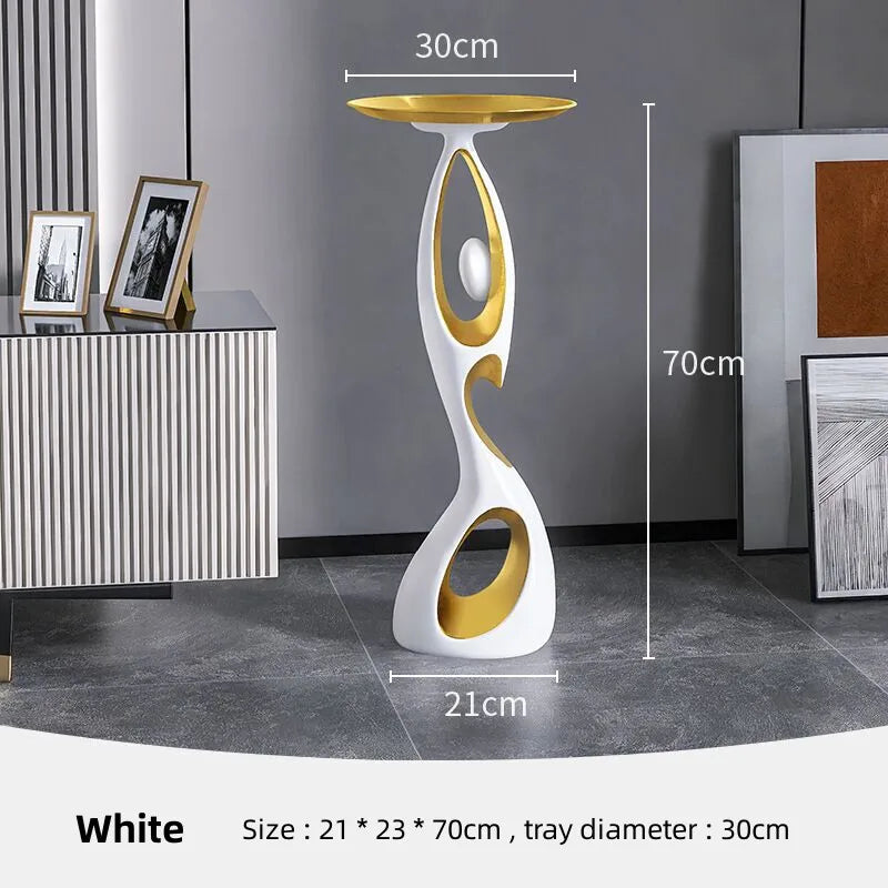 Creative Home Decor Art Abstract Sofa Side Table Light Luxury Living Room Porch Decoration Corner Table Designer Furniture Taj Home Store