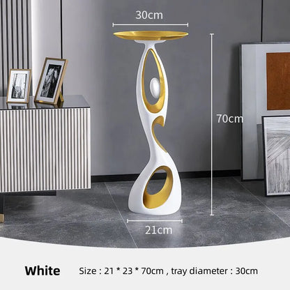 Creative Home Decor Art Abstract Sofa Side Table Light Luxury Living Room Porch Decoration Corner Table Designer Furniture Taj Home Store