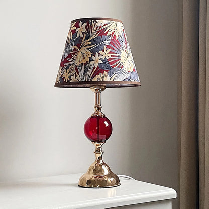 Bedroom desk lamp, warm and romantic, light luxury, retro American wrought iron, simple modern bedside lamp Taj Home Store