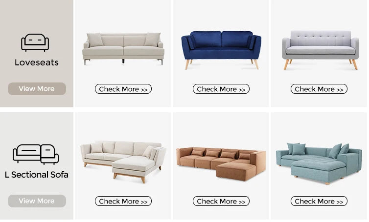 Furniture White Living Room 2 Seater Modern Nordic Scandinavian Upholstery Small Comfy High Quality Taj Home Store
