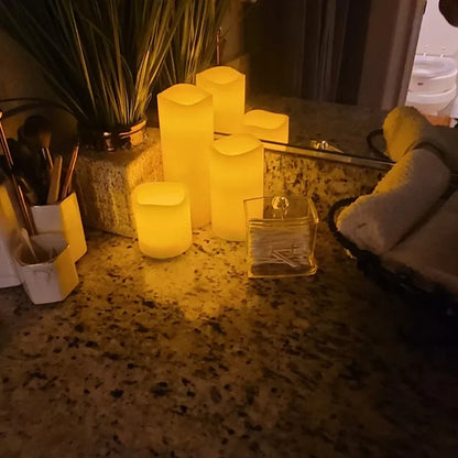 LED Flameless Flickering Candles Lamp Home Decoration Battery Powered Candles for Wedding Decor Birthday Party Supplies Warm Taj Home Store