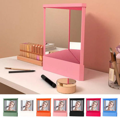 Non Reversing Mirror Professional TrueMirror Clear Inverted Mirror Cosmetic Mirror For Cosmetic Makeup Vanity Table Bedroom Taj Home Store