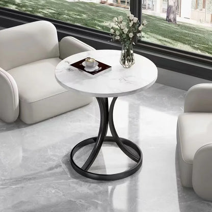 Creative living room side table, coffee table, small round coffee table, modern decorative bedside table, bedroom coffee Taj Home Store