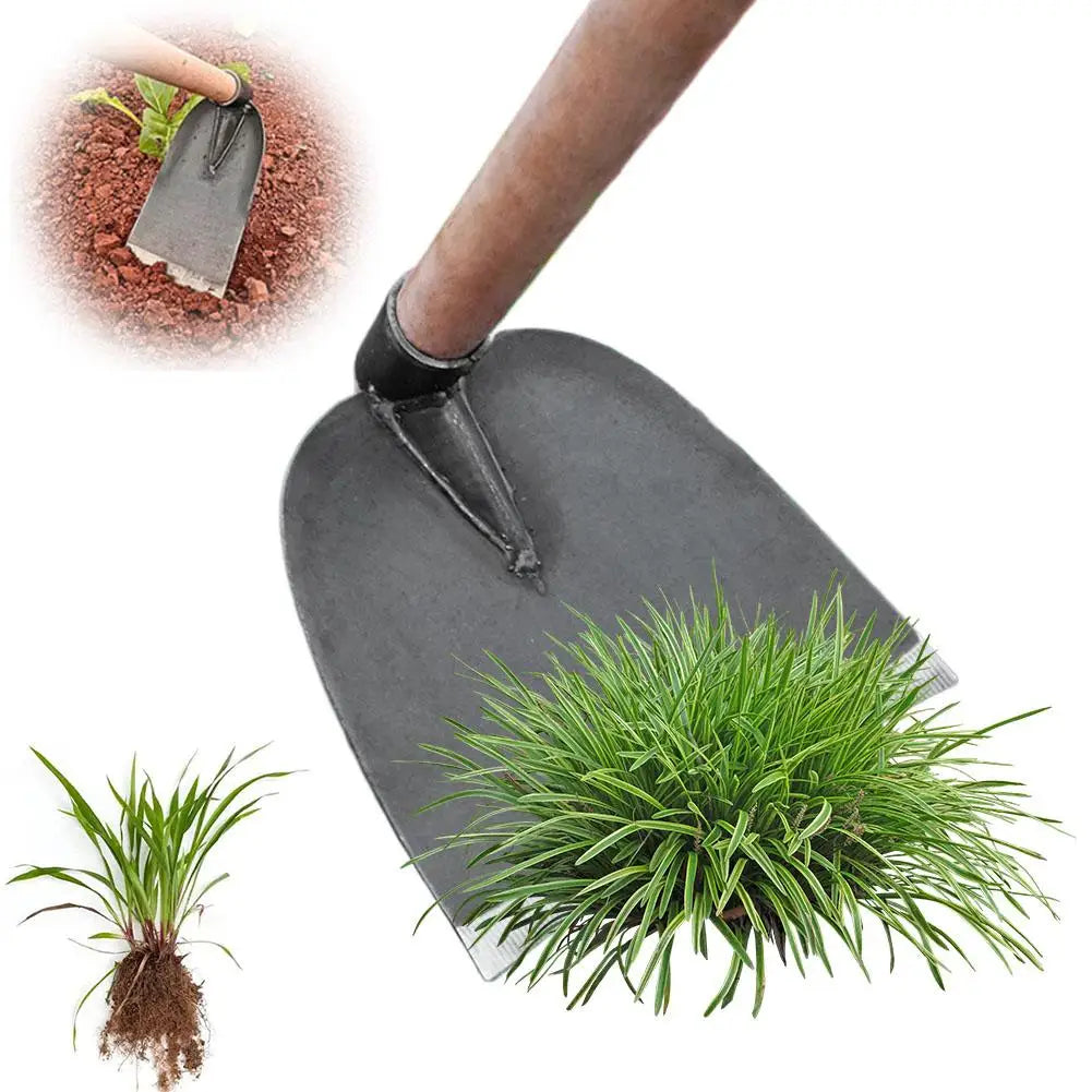 Garden Hoe Household Outdoor Farming Tools Forging Weeding Hoe for Digging Soil Planting Vegetables Flowers Taj Home Store