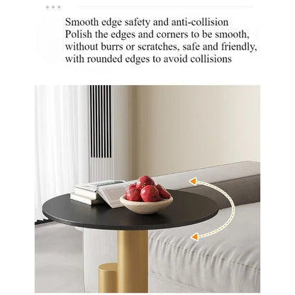 Living room sofa, small coffee table, side cabinet, living room home, light luxury bedside table, balcony, simple and creative Taj Home Store