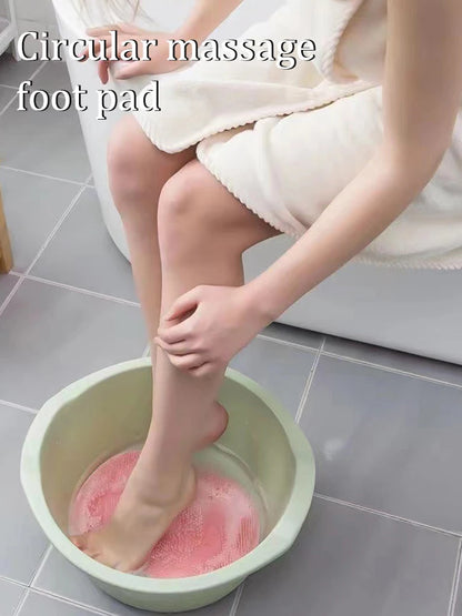 Bathroom Shower Anti Slip Mat, Circular Massage Foot Mat, Back Suction Cup, Foot Scrubber, Back Scrubber, Anti Fall Device Taj Home Store