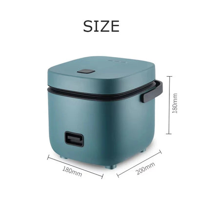 Mini Rice Cooker Automatic Household Kitchen Electric Cooking machine 1-2 People Food Warmer Steamer 1.2L Small Rice Cooker Taj Home Store