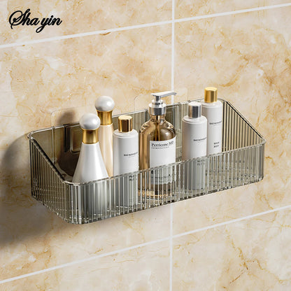 Bathroom Storage Rack Wall Mounted Toilet Washroom Washroom Washbasin Wall Organizing Storage Basket Taj Home Store