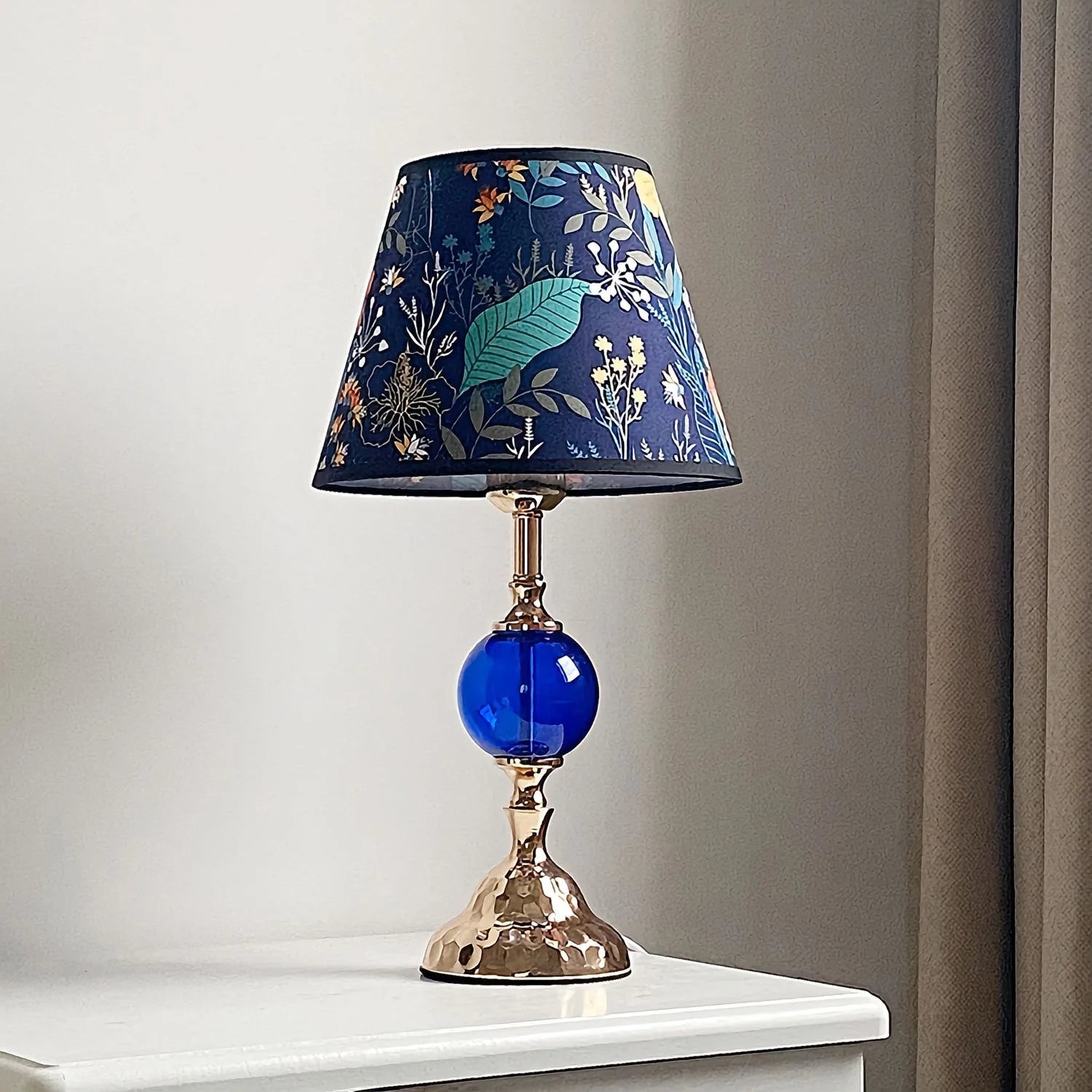 Bedroom desk lamp, warm and romantic, light luxury, retro American wrought iron, simple modern bedside lamp Taj Home Store