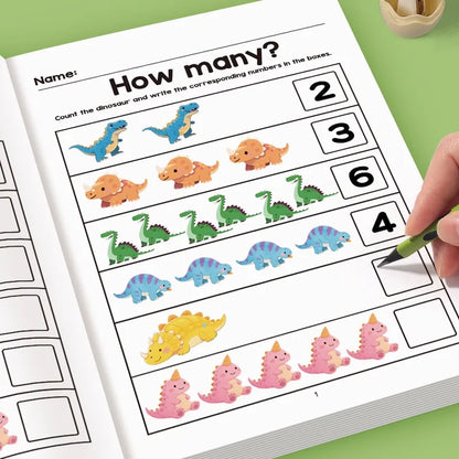 Math Fill-In-The-Blank Workbook for Toddlers, Early Education Logic Thinking Training, Fun Math Pattern Recognition Practice Boo Taj Home Store