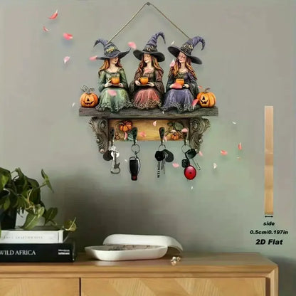 2025 New Exquisite Halloween Wooden Christmas Decor Home Ornaments Holiday Gift Set For Indoor Outdoor Festive Decorations Taj Home Store