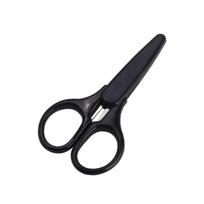 1pc Compact Precision Craft Scissors Sharp Stainless Steel Blades with Protective Cap For Paper Cutting Scrapbooking Sewing Taj Home Store