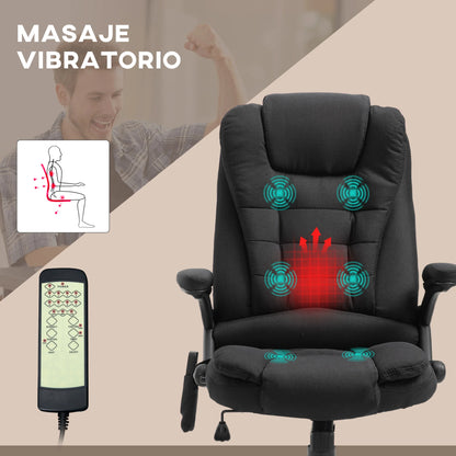 Vinsetto Reclining Massage Chair with 6 Massage Points 68X72X110-120Cm Taj Home Store