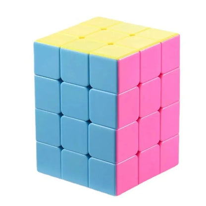 YiSheng Fun 334 Candy Color Magic Cube Professional 3x3x4 Speed Educational Magic Cube Puzzle Cubo Magico Toys Gift For Children Taj Home Store