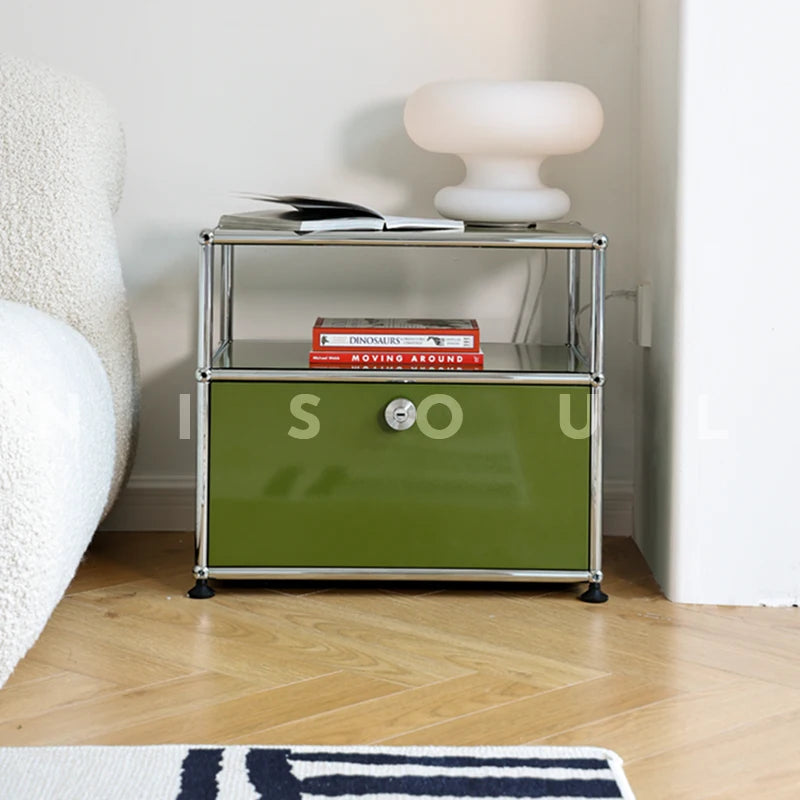 Bedside Table Milk White Bedroom Modern Minimalist Living Room Side Cabinet Storage Cabinet Taj Home Store