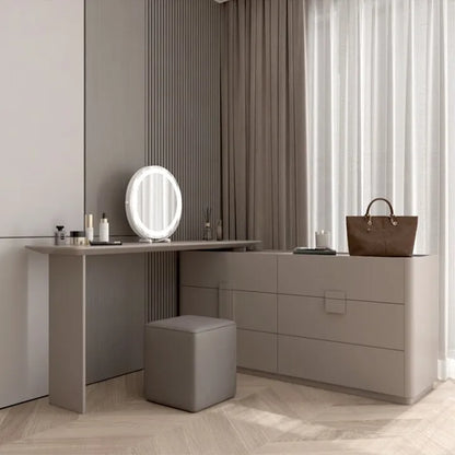 Bedroom Light Luxury Makeup Table Makeup Table Modern Simple Integrated Bedside Storage Bucket Cabinet Premium S Taj Home Store