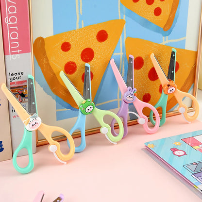 Cute style round-tip safety scissors for DIY arts and crafts, office &amp; school. Taj Home Store