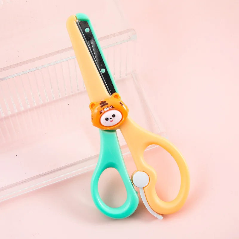 Cute style round-tip safety scissors for DIY arts and crafts, office &amp; school. Taj Home Store