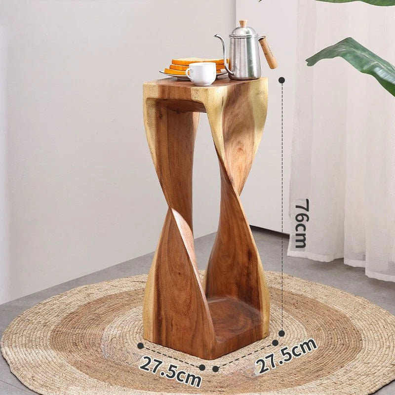 Designer Modern Coffee Table Wooden Mobile Salon Center Table Bedroom Modular Desks Living Simple Corner Table Luxury Small Taj Home Store