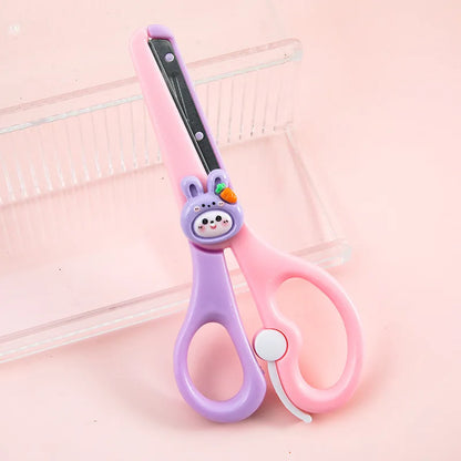 Cute style round-tip safety scissors for DIY arts and crafts, office &amp; school. Taj Home Store