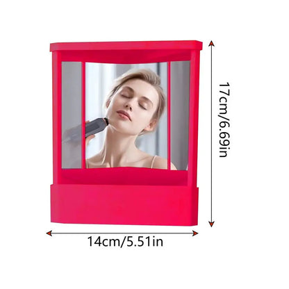 Non Reversing Mirror Professional TrueMirror Clear Inverted Mirror Cosmetic Mirror For Cosmetic Makeup Vanity Table Bedroom Taj Home Store