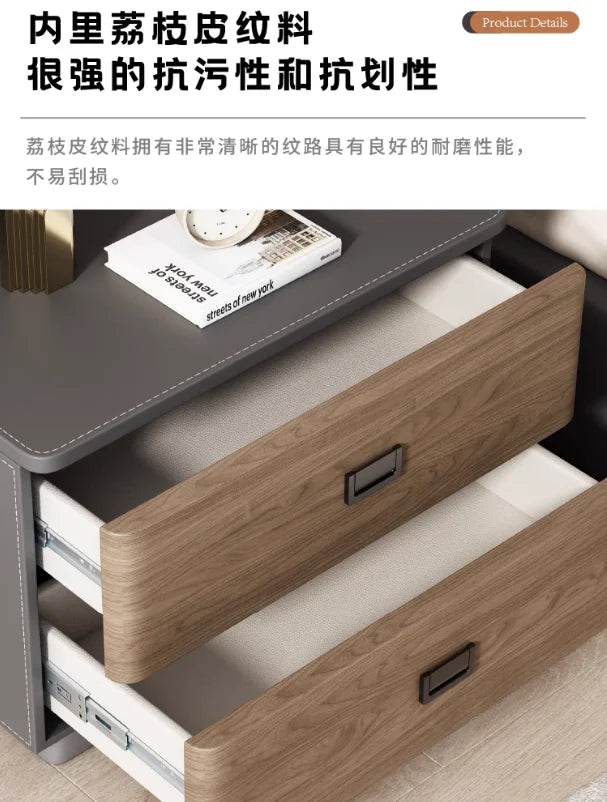 Bedroom Storage Bedside Table Italian Style Space Saving Bedside Tables Aesthetic Modern Mesitas De Noche Home Furniture Taj Home Store