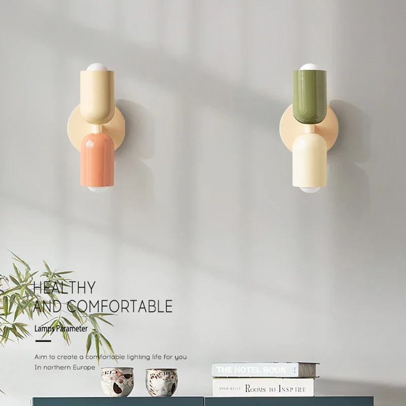 Nordic living room wall lamp