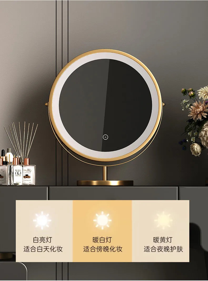 Bedroom Dressing Table Dresser Desks Makeup Mirror Storage Cabinet Light Luxury Premium Vanity Desk Toiletries Tables Furniture Taj Home Store