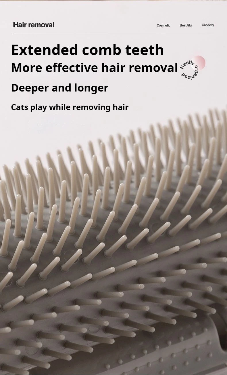 Cat Corner Self Groomer Massage Brush Pet Hair Removal Comb Cat Scratcher Grooming Cleaning Tool For Cats Taj Home Store