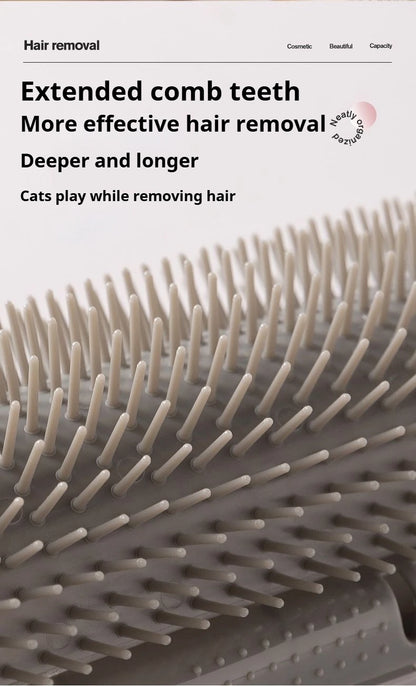 Cat Corner Self Groomer Massage Brush Pet Hair Removal Comb Cat Scratcher Grooming Cleaning Tool For Cats Taj Home Store