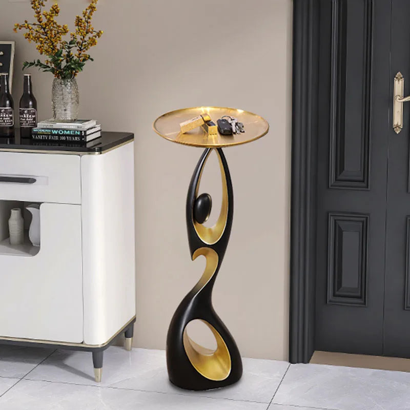 Creative Home Decor Art Abstract Sofa Side Table Light Luxury Living Room Porch Decoration Corner Table Designer Furniture Taj Home Store