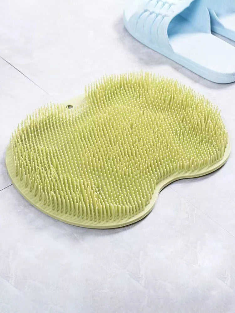 Bathroom Shower Anti Slip Mat, Circular Massage Foot Mat, Back Suction Cup, Foot Scrubber, Back Scrubber, Anti Fall Device Taj Home Store