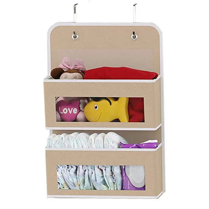 5-Shelf Hanging Storage Organizer - Behind Door, Anti-Tilt, 5 Large Capacity Pockets, Suitable for Bedroom, Bathroom Taj Home Store