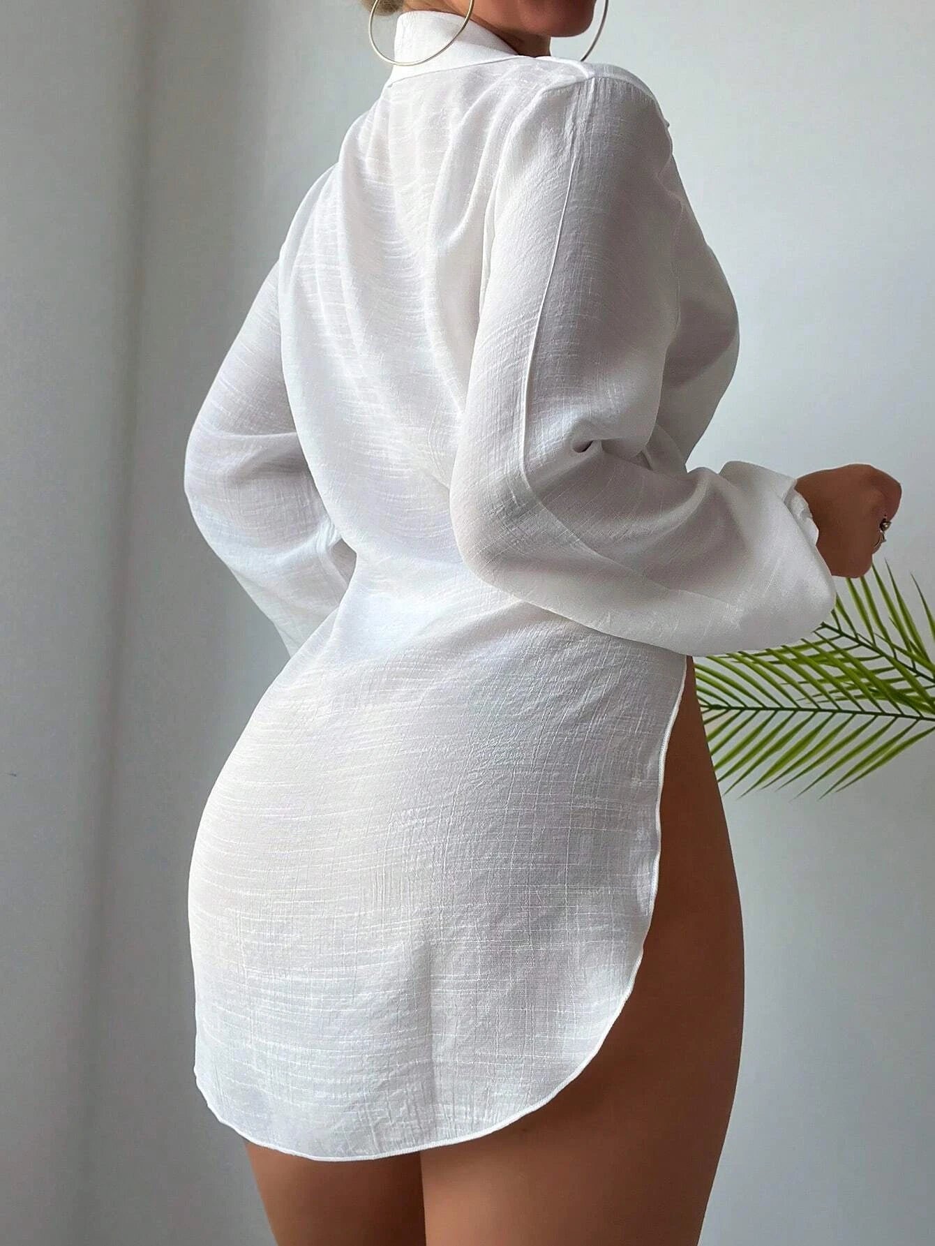 Beach Cover Ups Women Long Sleeve 2026 Summer Jacket Chiffon Sun Protection Coat Swimsuit Swimwear Bathers Bathing Swim Suit Taj Home Store