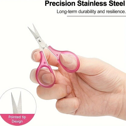 1pc Compact Precision Craft Scissors Sharp Stainless Steel Blades with Protective Cap For Paper Cutting Scrapbooking Sewing Taj Home Store
