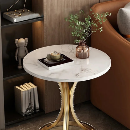 Creative living room side table, coffee table, small round coffee table, modern decorative bedside table, bedroom coffee Taj Home Store
