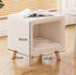 Bedroom Night Table Unique Modern Nightstands Elegant Nightstands Multifunction Storage Cabinet Bedside Tables Furniture Taj Home Store