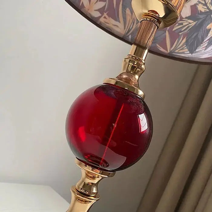 Bedroom desk lamp, warm and romantic, light luxury, retro American wrought iron, simple modern bedside lamp Taj Home Store