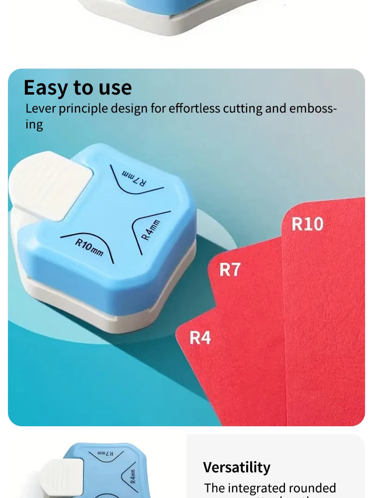 Three-in-one Corner Rounders Corner Embosser Corner Cutter, DIY Photo Card Business Card Cutter round Cutter Paper Cutter Taj Home Store