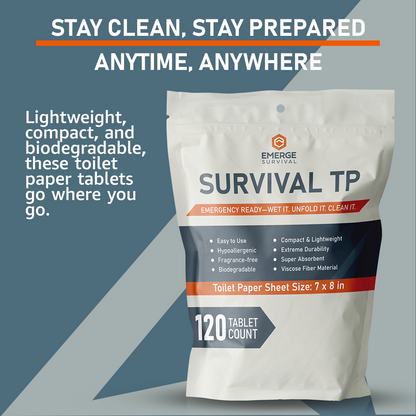 Emerge Survival Toilet Paper Emerge Survival