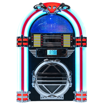 Victor Broadway Desktop Bluetooth Jukebox with CD Player &amp; Color Changing LED Lighting Jupiter Gear Home