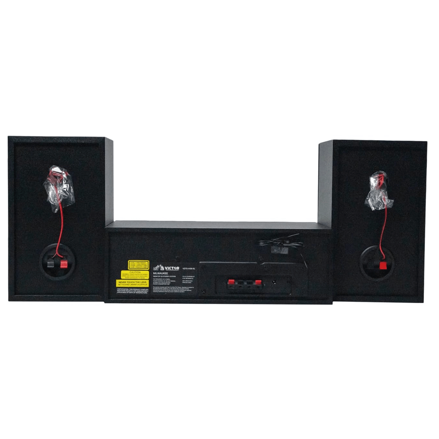 Victor Milwaukee 50W Desktop CD Stereo System w Bluetooth, CD Player &amp; FM Radio Jupiter Gear Home