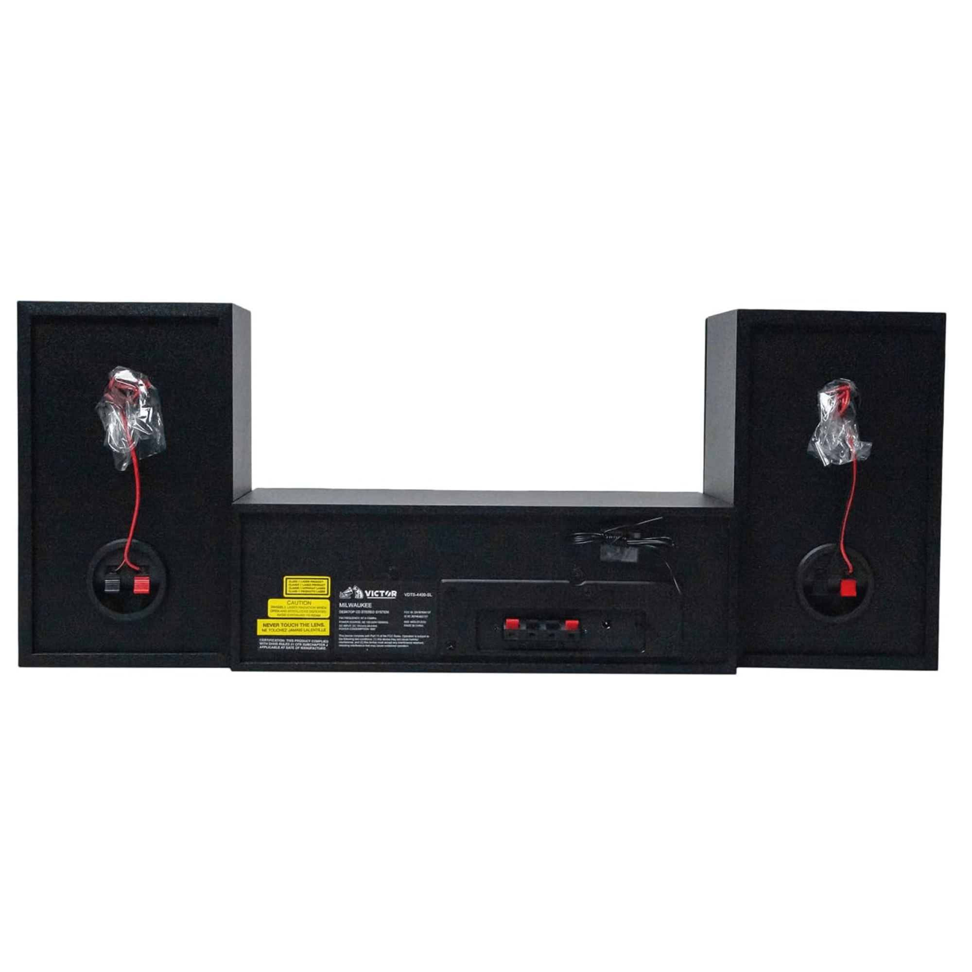 Victor Milwaukee 50W Desktop CD Stereo System w Bluetooth, CD Player &amp; FM Radio Jupiter Gear Home