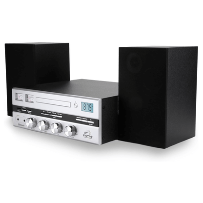 Victor Milwaukee II Desktop Bluetooth CD Stereo System Jupiter Gear Home