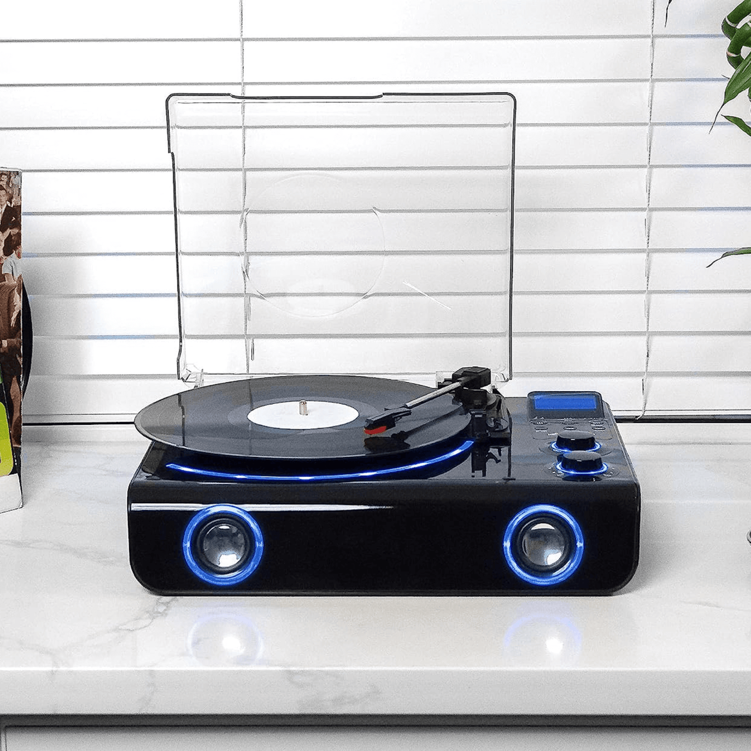 Victor Beacon Hybrid 5-in-1 Turntable System with Bluetooth &amp; FM Radio Jupiter Gear Home