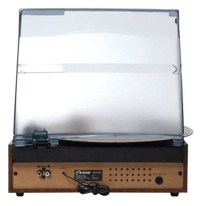 Victor Salem 5-in-1 3-Speed Turntable System with Dual Bluetooth Jupiter Gear Home
